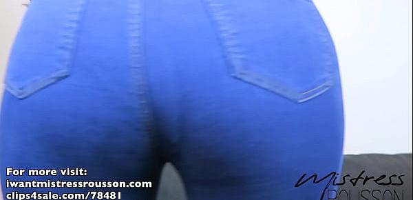  Goddess Ass Worship in Blue Jeans [PREVIEW]